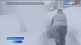 Режим ЧС введен в Николаевском районе в связи с мощным снегопадом