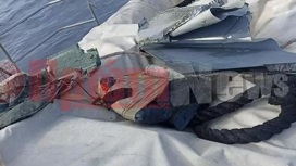 Спасатели подняли обломки упавшего в море греческого истребителя