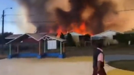 В Чили лесные пожары стали причиной гибели людей и крушения вертолета