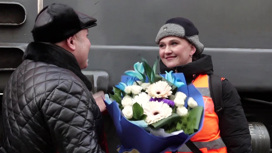 Первая женщина-машинист электровоза работает на Свердловской железной дороге