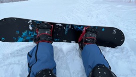 В Медвежьегорске детей бесплатно обучают катанию на сноуборде