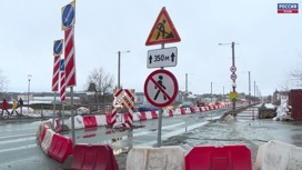 Две полосы Ольгинского моста закрыли на ремонт