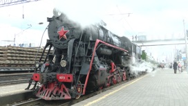 Старооскольцы отметили годовщину воссоединения Крыма с Россией в ретропоезде