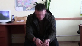 Допрос убийцы двух человек из Омска сняли на видео