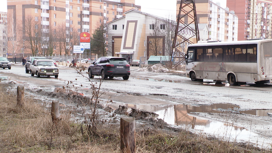 В Ярославле автовладельцев возмутил ямочный ремонт дороги к областной больнице