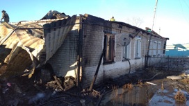 Двое пенсионеров погибли на пожаре под Новосибирском