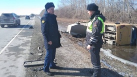 Один человек погиб в аварии с автобусом под Новосибирском