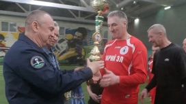 Сборная Йошкар-Олы победила в межрегиональном турнире по мини-футболу среди ветеранов
