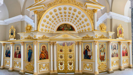 В Борисоглебском монастыре в Торжке установили иконы