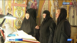 Как встречали праздник в Сяндемском Успенском женском монастыре