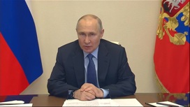 Путин провел совещание с членами кабмина в режиме видеоконференции