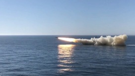 Появилось видео стрельбы "Москитом" в Охотском море