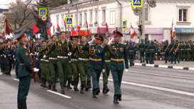 Около тысячи человек приняли участие в Параде Победы в Белогорске
