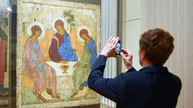 Любимова: процесс реставрации иконы "Троица" может занять до года