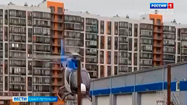Низкий полет вертолета напугал жителей Мурино