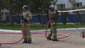 Соревнования между пожарными ГУФСИН и пожарно-спасательной службой региона прошли в Иркутской области