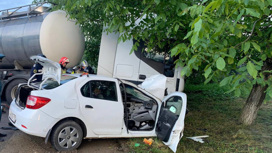 Водитель иномарки погиб в аварии с грузовиком на Кубани