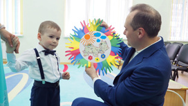 Артем Здунов посетил саранский детский сад №17