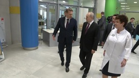 Президент осмотрел детский реабилитационный центр в Подольске