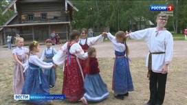 В музее народного деревянного зодчества "Витославлицы" прошёл праздник   "Играть умеючи"