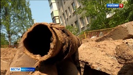 Бригады "Городских сетей" вышли на замену в Костроме негодных квартальных тепломагистралей