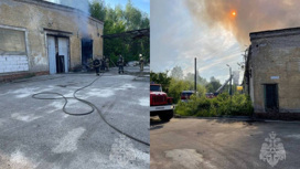 Пожар на заводе "Красная Этна" произошел сегодня утром в Нижнем Новгороде