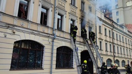 Пожар вспыхнул в спа-салоне в центре Москвы