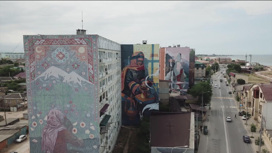 Стрит-арт фестиваль "Стена" прошёл в Дербенте