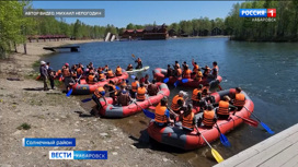 Водный квест на Хрустальном озере устроил детям из нескольких районов края центр "Грань"