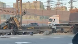 Водители сняли последствия трагической аварии в Санкт-Петербурге