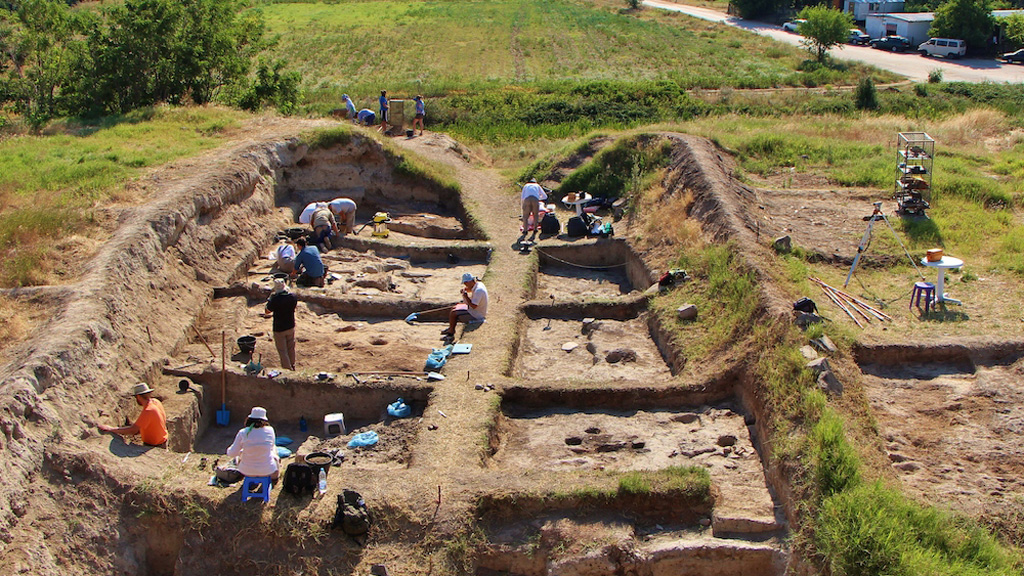 Болгария. Раскопки телля Юнаците. Фото: Balkan Heritage Foundation / Institute for Field Research Joint Program