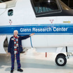 Это фото Уолли Фанк было сделано в 2019 году во время её визита в Научно-исследовательский центр НАСА им. Джона Гленна.