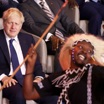 Премьер-министр Великобритании Борис Джонсон и президент Руанды Поль Кагаме