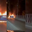 В Волгограде очевидцы автопожара показали видео случившегося