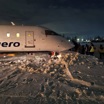 Самолет выкатился за полосу в аэропорту Казани