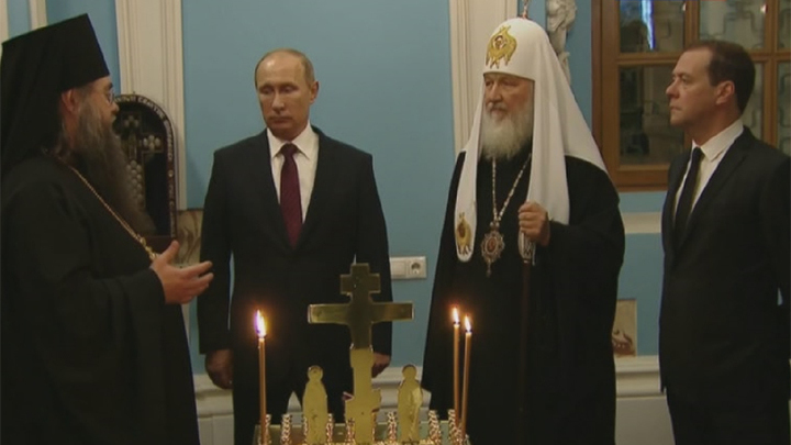Путин оценил ход реставрации Воскресенского Ново-Иерусалимского мужского монастыря