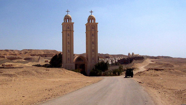 Монастырь архангела Гавриила в Файюмском оазисе, Египет. Фото: Howard Middleton-Jones / flickr.com