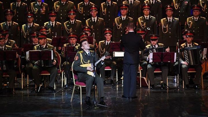 Владимир Путин поздравил Ансамбль Александрова с юбилеем