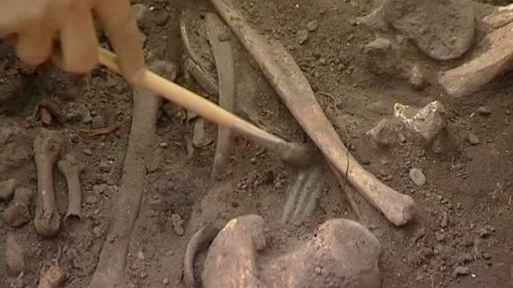 Останки пяти человек обнаружены в гробнице эпохи Александра Великого в Амфиполисе