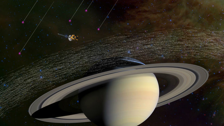 Космический аппарат "Кассини" поймал около Сатурна межзвёздную пыль