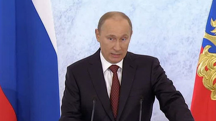 Владимир Путин обратился к Федеральному собранию