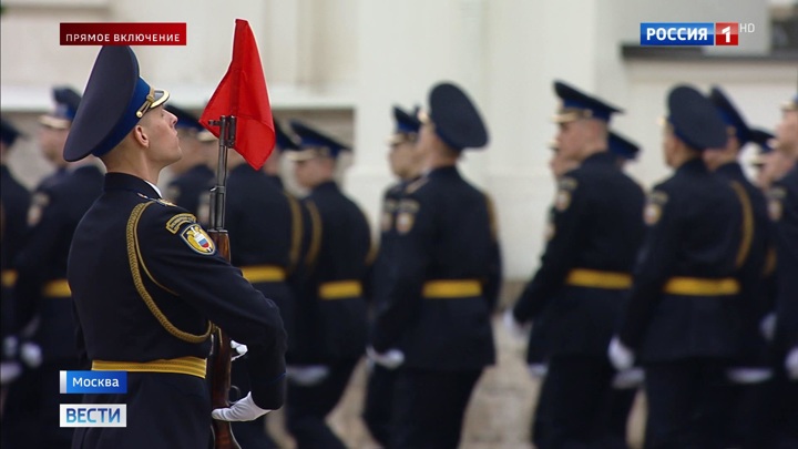 Президентский полк на параде победы