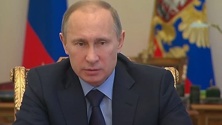 Встреча Владимира Путина и президента РАН Юрия Осипова