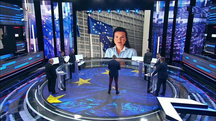 Кадр из программы "60 минут". Севостьянова