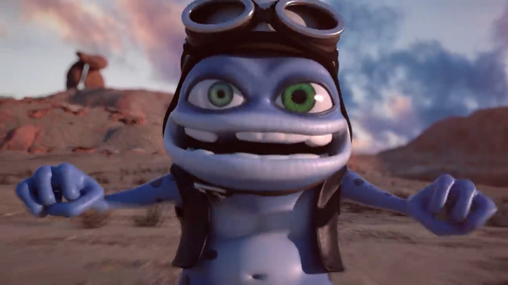 Кадр из клипа Crazy Frog "Tricky"