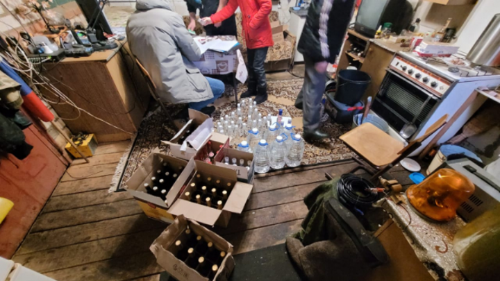 Контрафактный алкоголь нашли в Оренбургской области