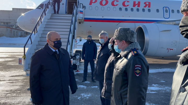 Михаил Мишустин прибыл в Воронеж