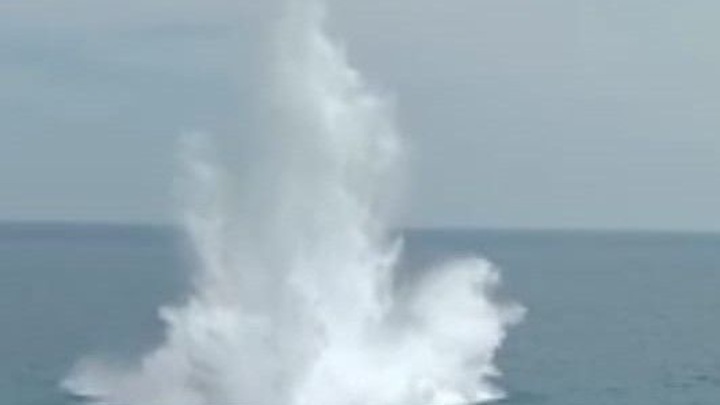 В море под Феодосией обезвредили 213 боеприпасов