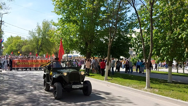 В районах Волгоградской области прошли торжества в честь Дня Победы
