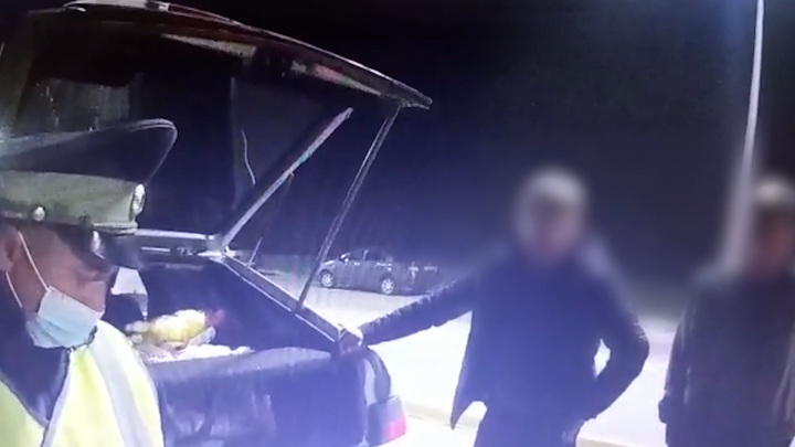 В багажнике легковушки волгоградские полицейские обнаружили контрафактный алкоголь